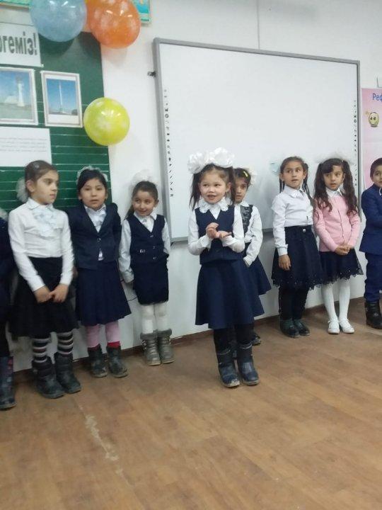 Арыстанды орта мектебінде "1-желтоқсан Тұңғыш Президент күні" мерекесіне орай өткізілен іс-шараларға мәлімет