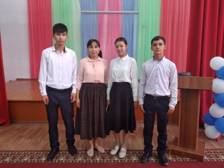 Аудандық "Ақберен "байқауында "Көркемсөз оқу" номинациясы бойынша Айдаров Диар 3 орын,"Ақындар мүшәйрасы "номинациясы бойынша Жанмолда Ұлту 2 орын,"Эссе жазу"номинациясы бойынша Елтай Айтжан 3 орынмен марапатталды.